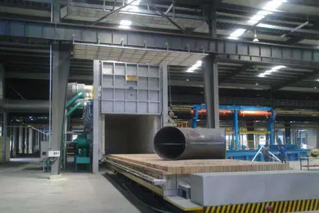 Trolley-type High-speed Railway High Manganese Steel Turnout Quenching Furnace